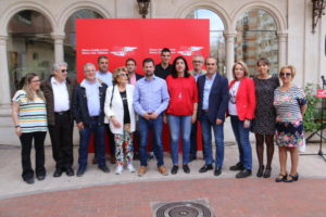 Acto de campaña del Partido Socialista en Aranda de Duero