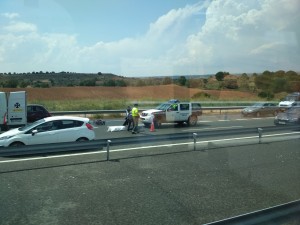 Fallece una persona en un accidente en Gumiel de Izán.